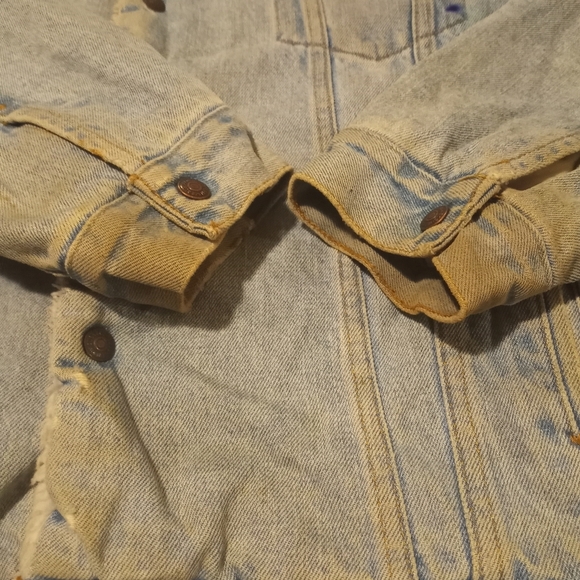 Vintage Levi's Demin Sherpa trucker Jacket Size XL - Picture 11 of 12